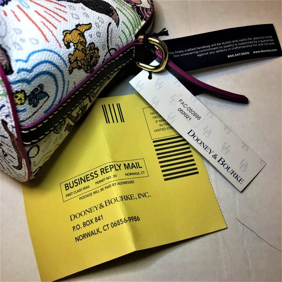 Dooney & Bourke Disney Sketch Style Design Famous Cats Shoulder Bag NEW with Tag - Picture 3 of 7